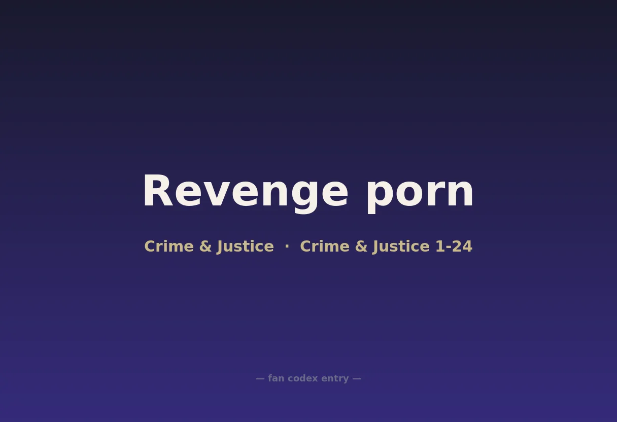 Revenge porn
