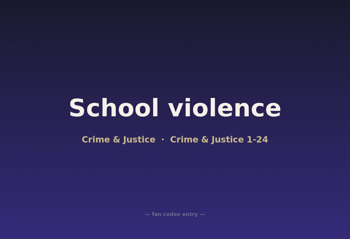 School violence