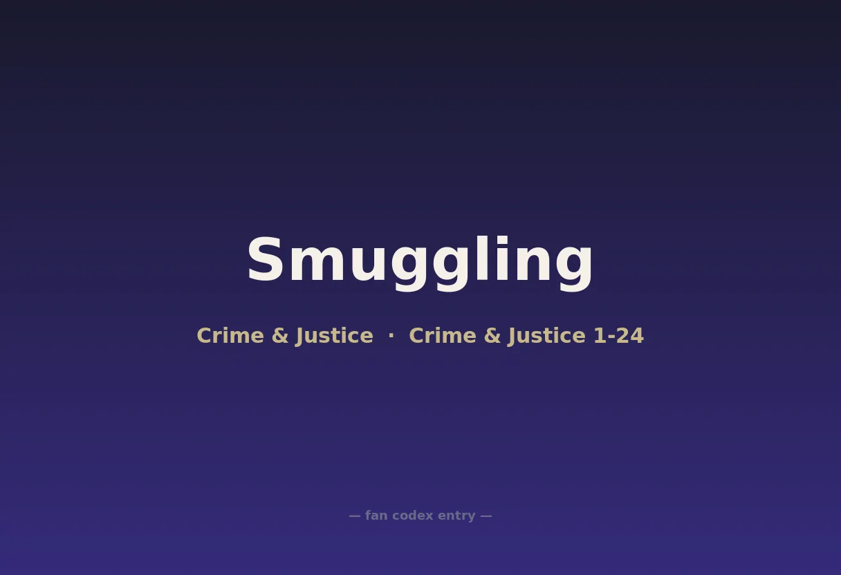 Smuggling
