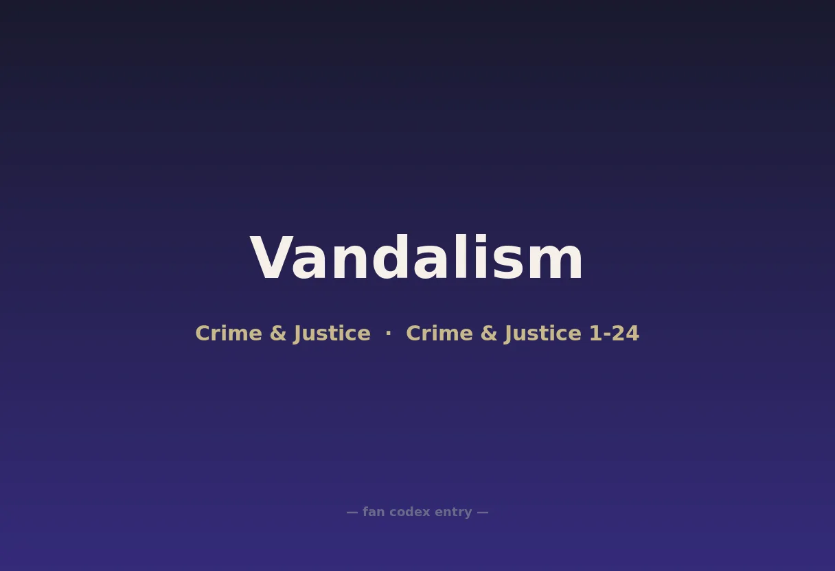 Vandalism