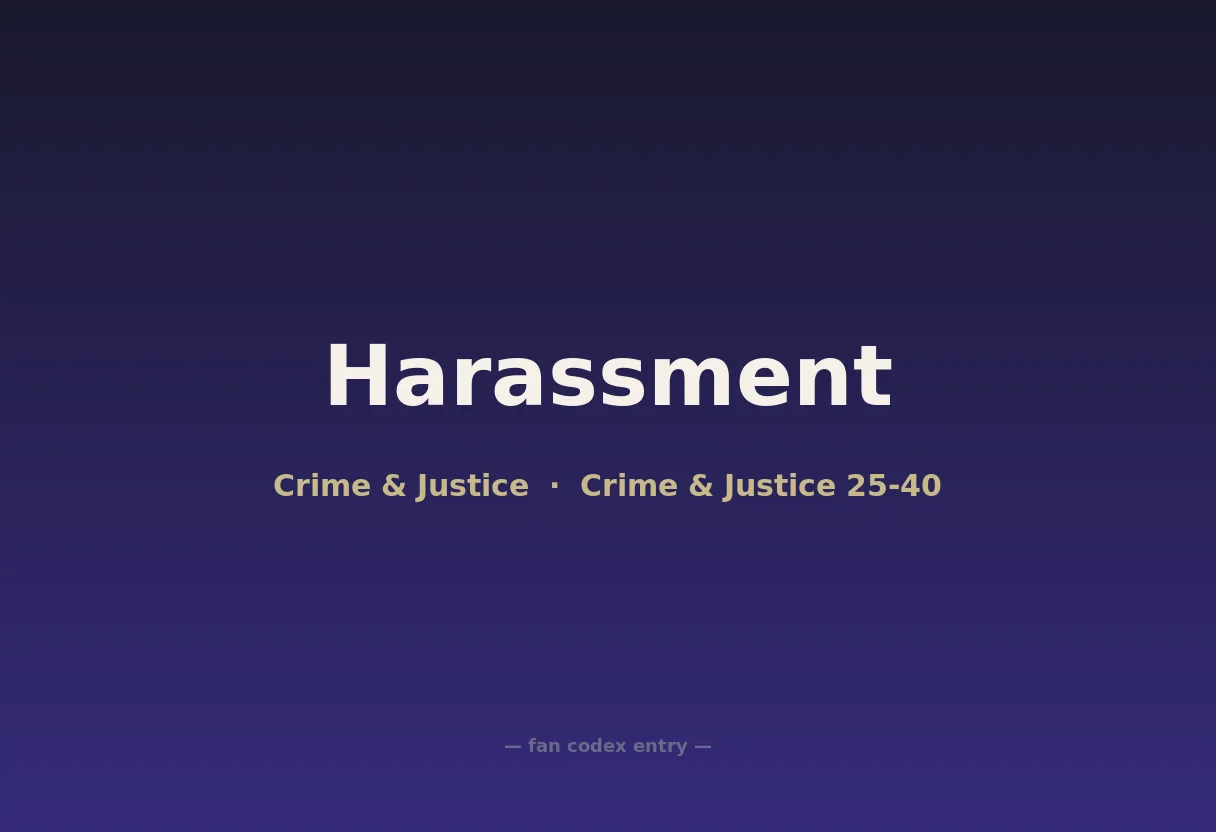 Harassment