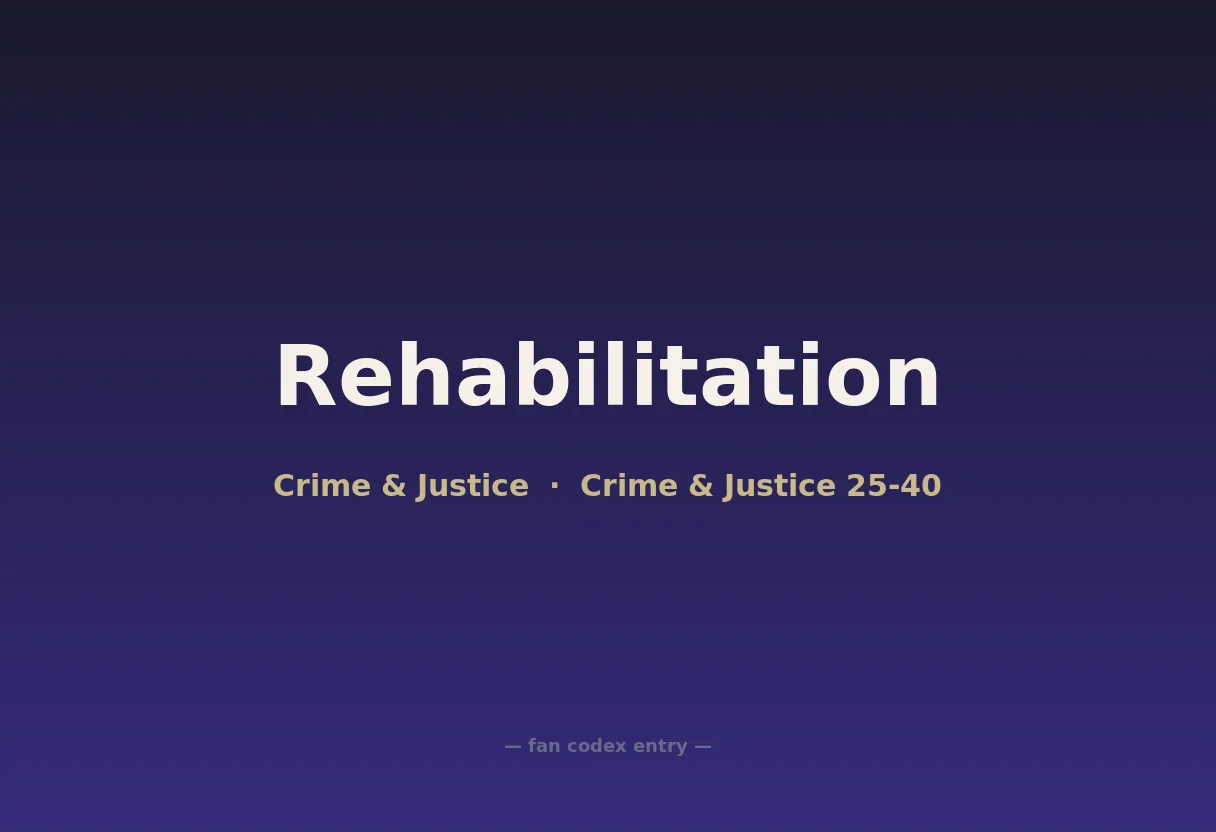 Rehabilitation
