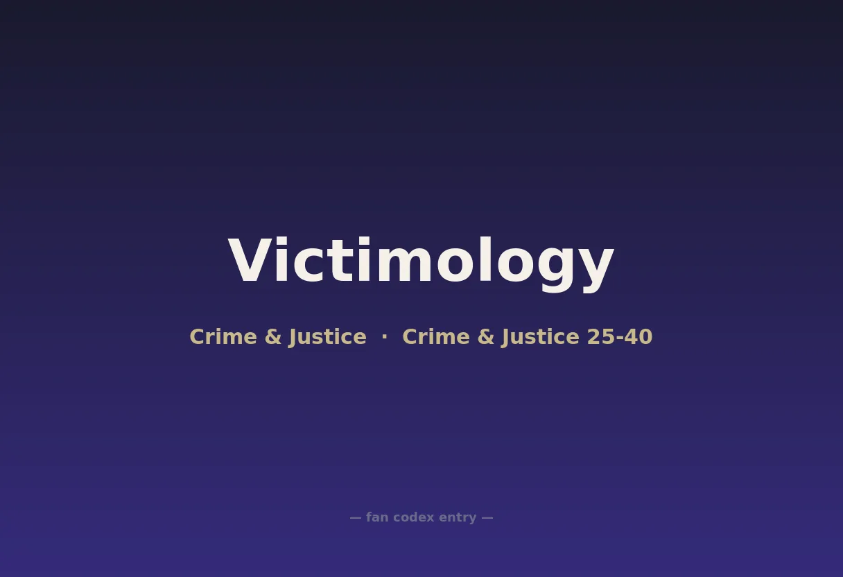 Victimology